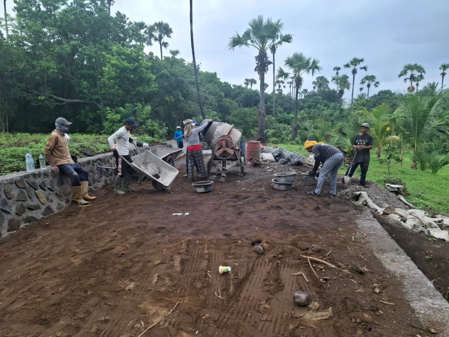 Kegiatan Pembangunan Desa Tulamben Bulan Desember
