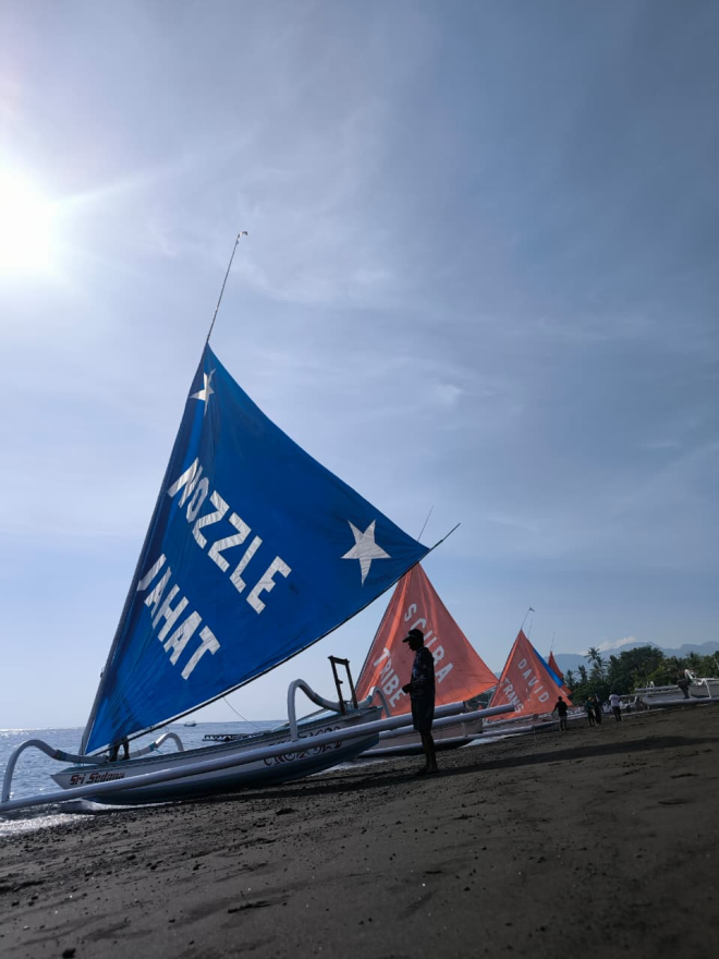 Jukung Race Meriahkan Kegiatan Festival Pesona Tulamben